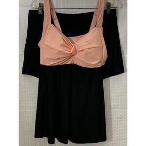 Aqua Eve Plus Size Swimsuit Tankini 16W Swimdress Shorts